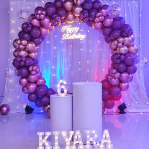 Purple Rose Gold Ring