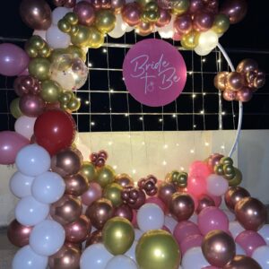 ring decor with light