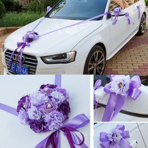 Wedding Car Decoration with Artificial Flowers